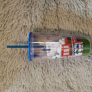 Tumbler, city of Paris, travel cup, Blue, Drinkware